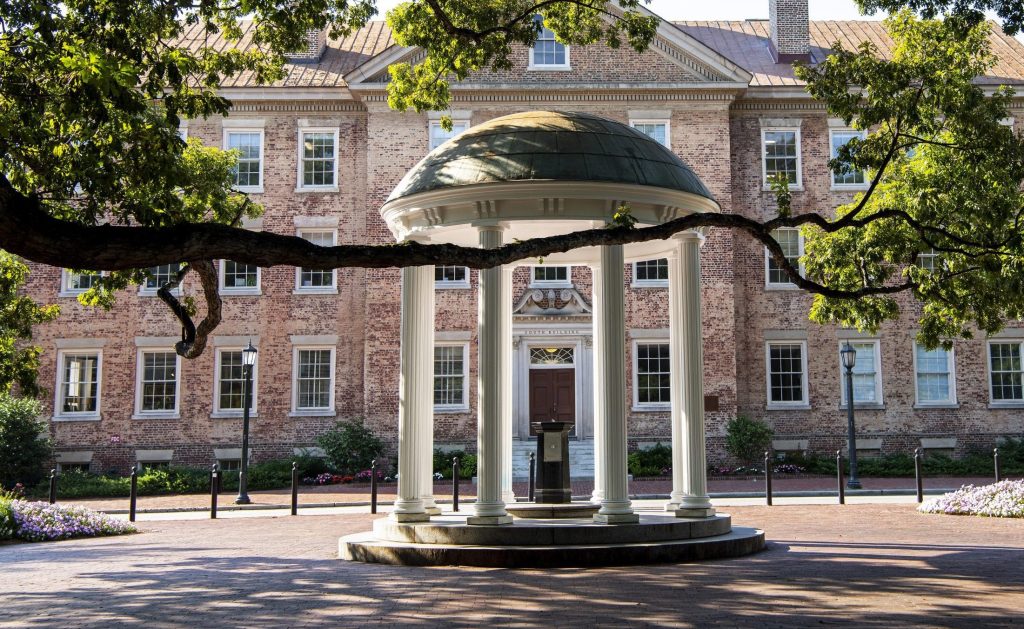 Students, faculty, and staff in UNC-Chapel Hill seek refuge within classrooms, libraries, labs, and dormitories.