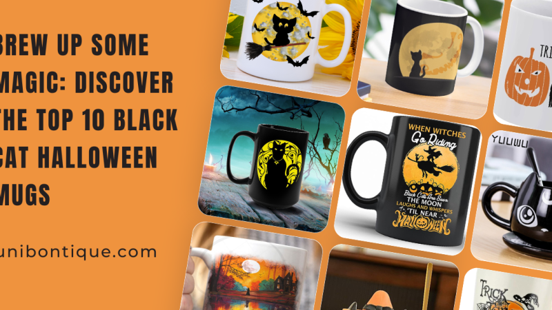 Brew Up Some Magic: Discover the Top 10 Black Cat Halloween Mugs