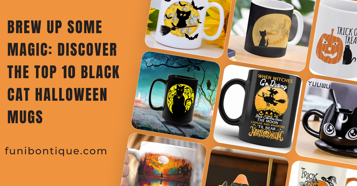 Brew Up Some Magic: Discover the Top 10 Black Cat Halloween Mugs